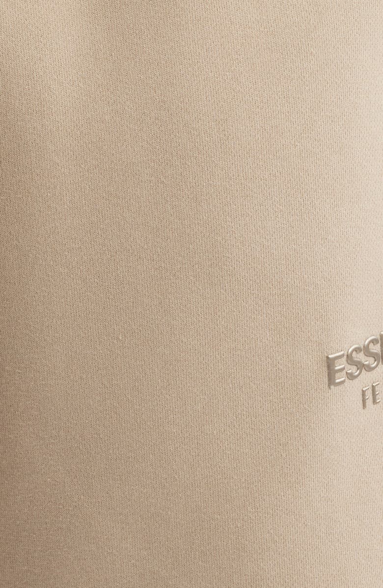 Fear of God Essentials Fleece Soccer Shorts, Alternate, color, Timber