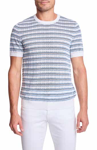 PAISLEY & GRAY Stripe Short Sleeve Knit T-Shirt