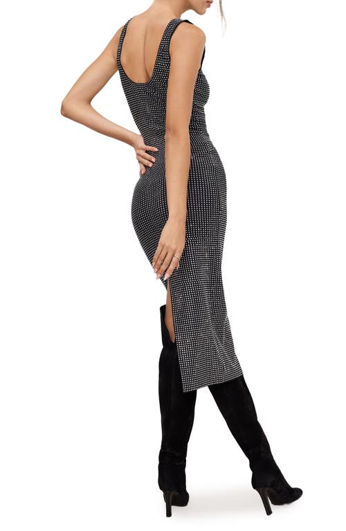 Good American Crystal High Neck Dress