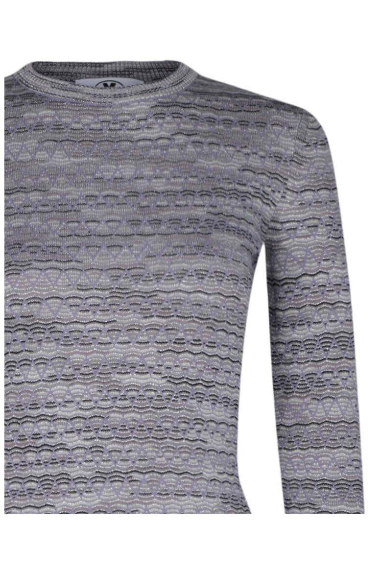 Geometric Long Sleeve Minidress, Alternate, color, LILAC BASE WITH BLACK AND GREY