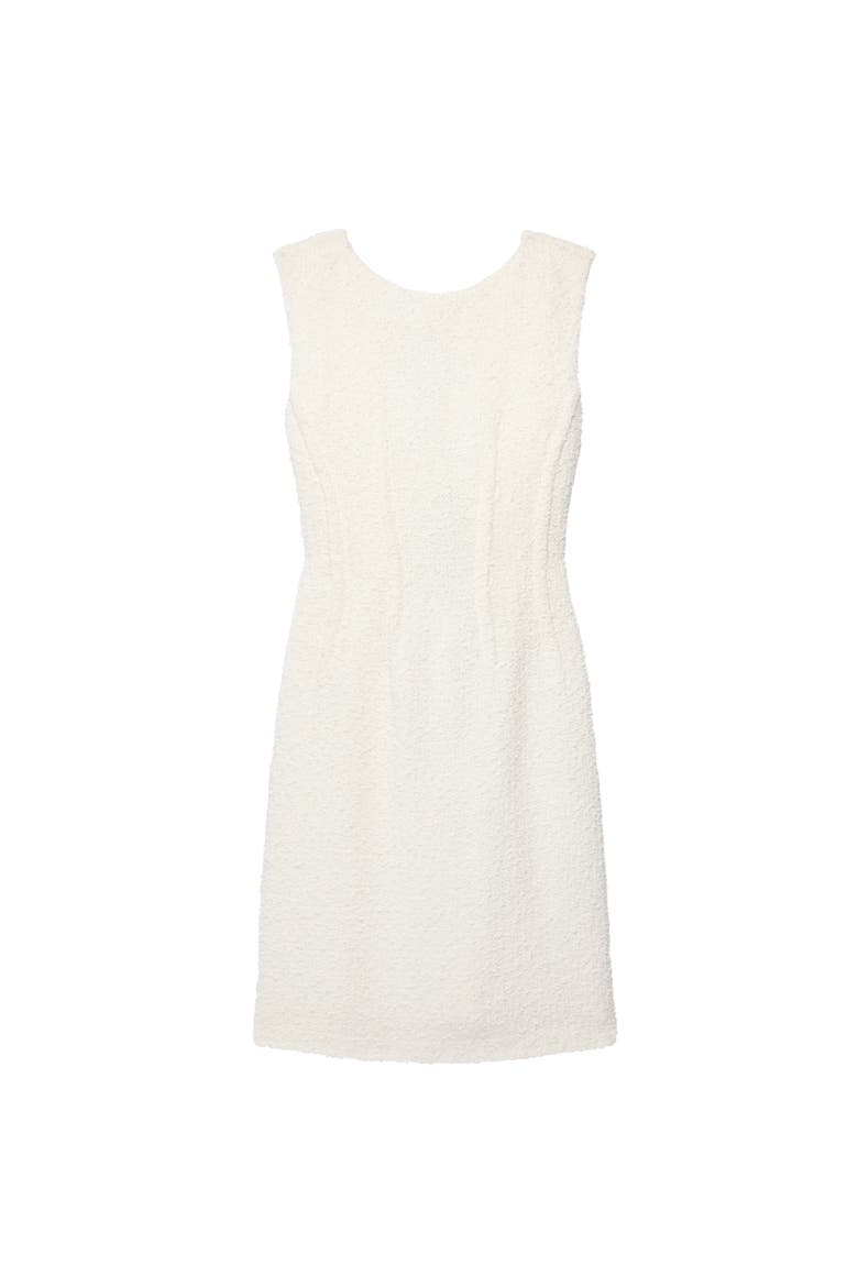Tweed Dress, Alternate, color, Cream