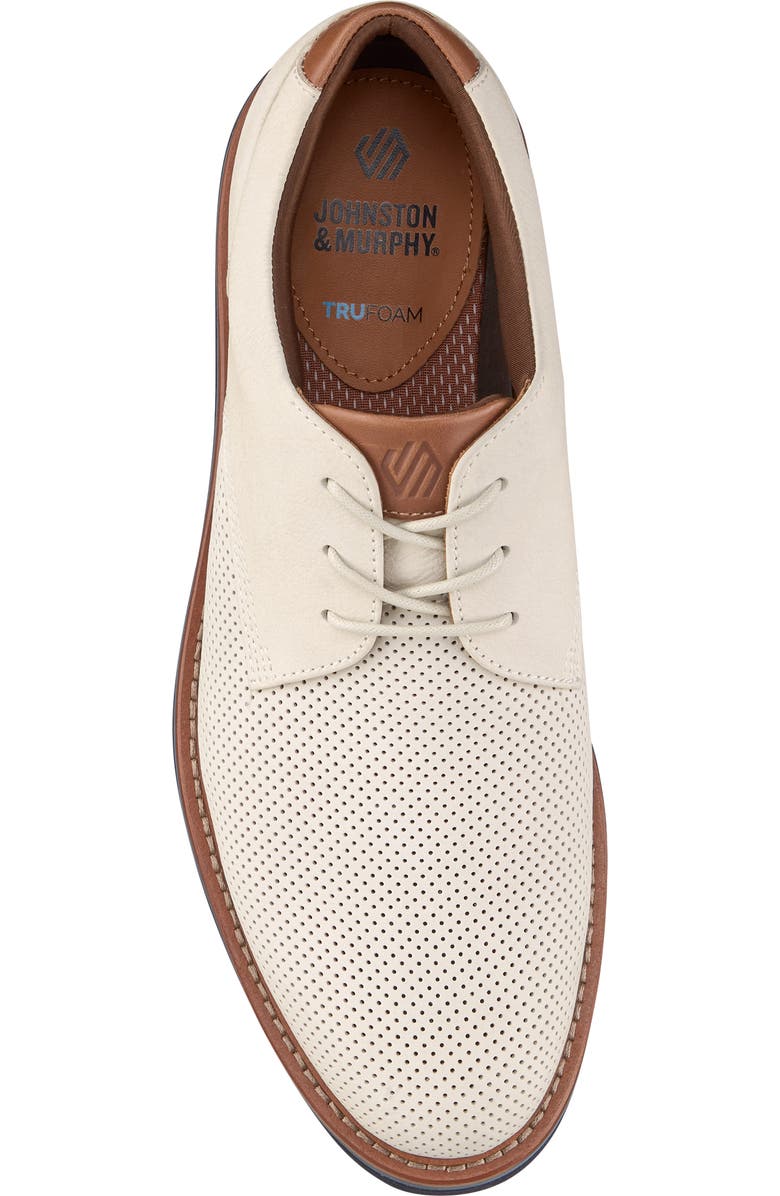 Johnston & Murphy Tyson Perforated Plain Toe Derby, Alternate, color,