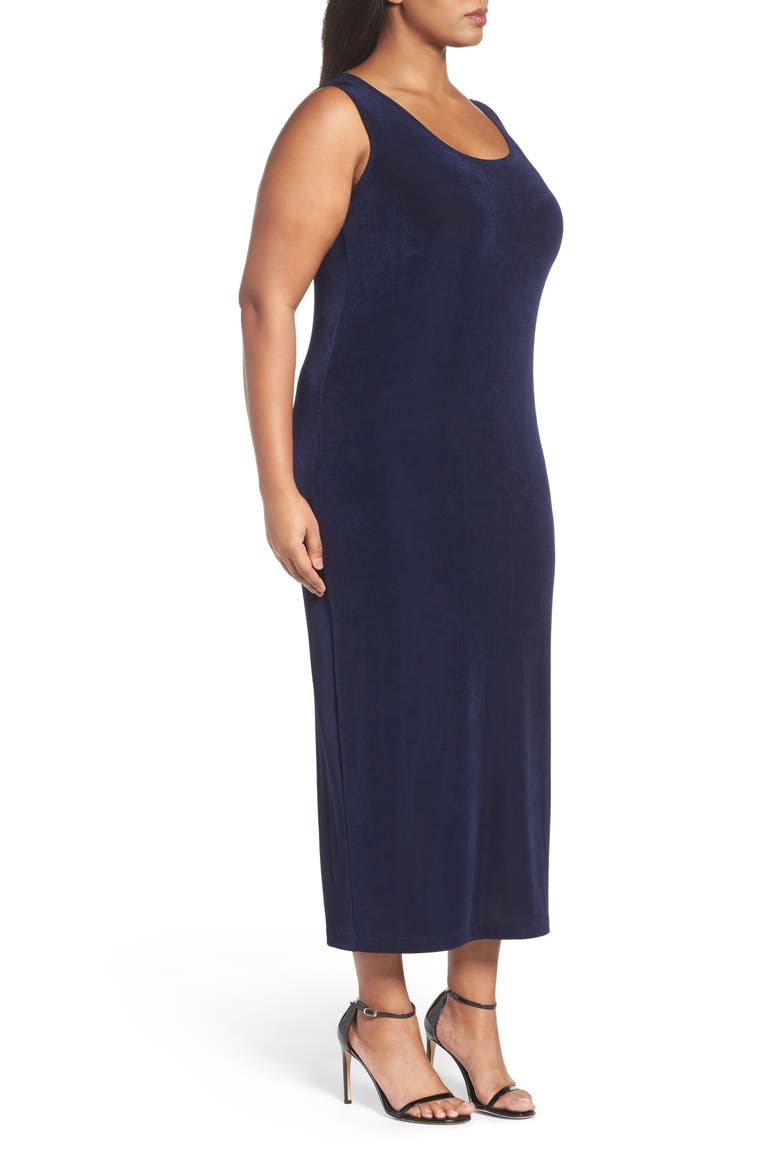 Sleeveless Maxi Tank Dress, Alternate, color, NAVY
