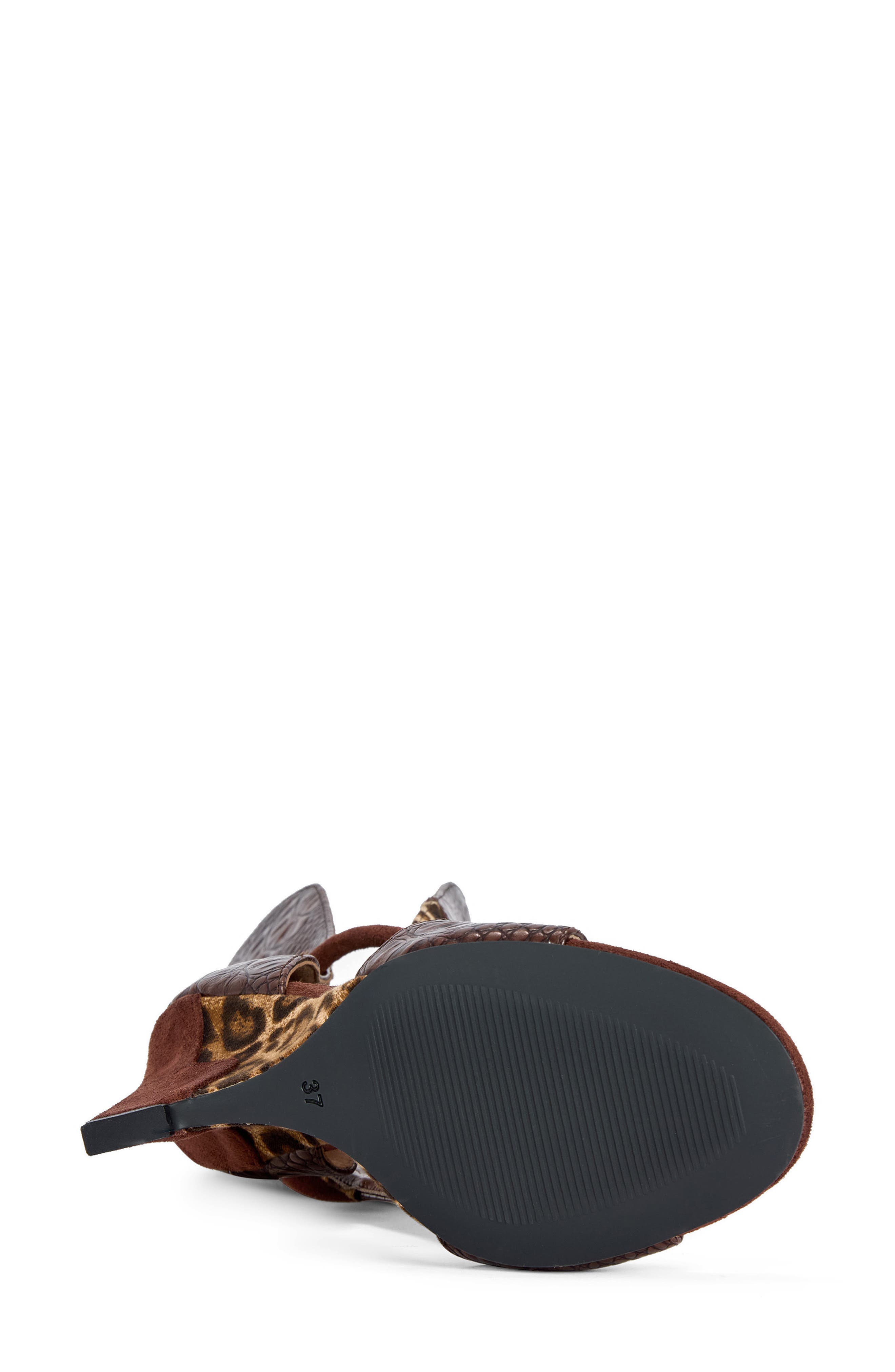 Desire Wedge Sandal, Alternate, color, BROWN MULTI