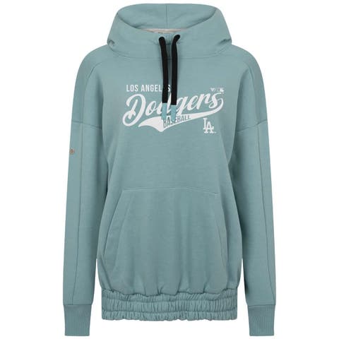 Women's Levelwear Blue Los Angeles Dodgers Waterfall Glide Pullover Hoodie