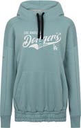 LEVELWEAR Women's Levelwear Blue Los Angeles Dodgers Waterfall Glide Pullover Hoodie