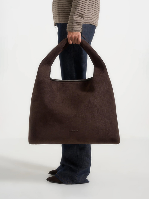 Aubin Braided Suede Hobo Bag