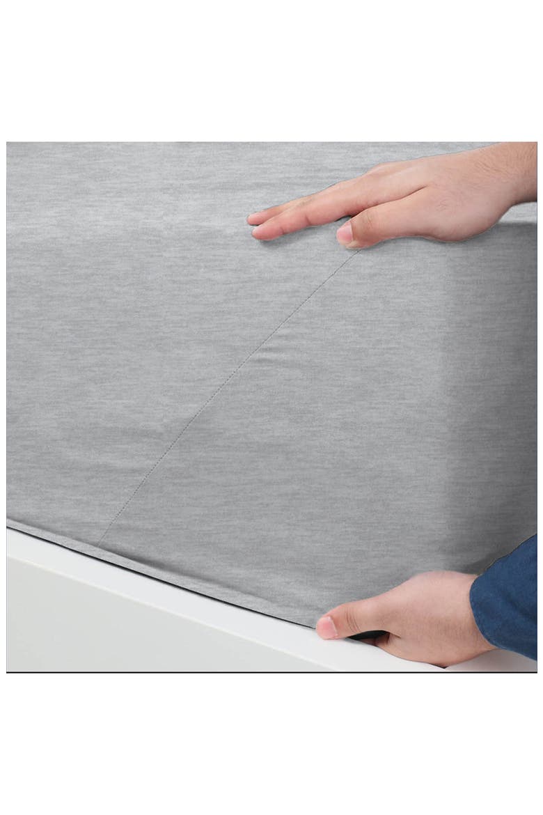 225 Thread Count Sheet Set, Alternate, color, LIGHT GREY