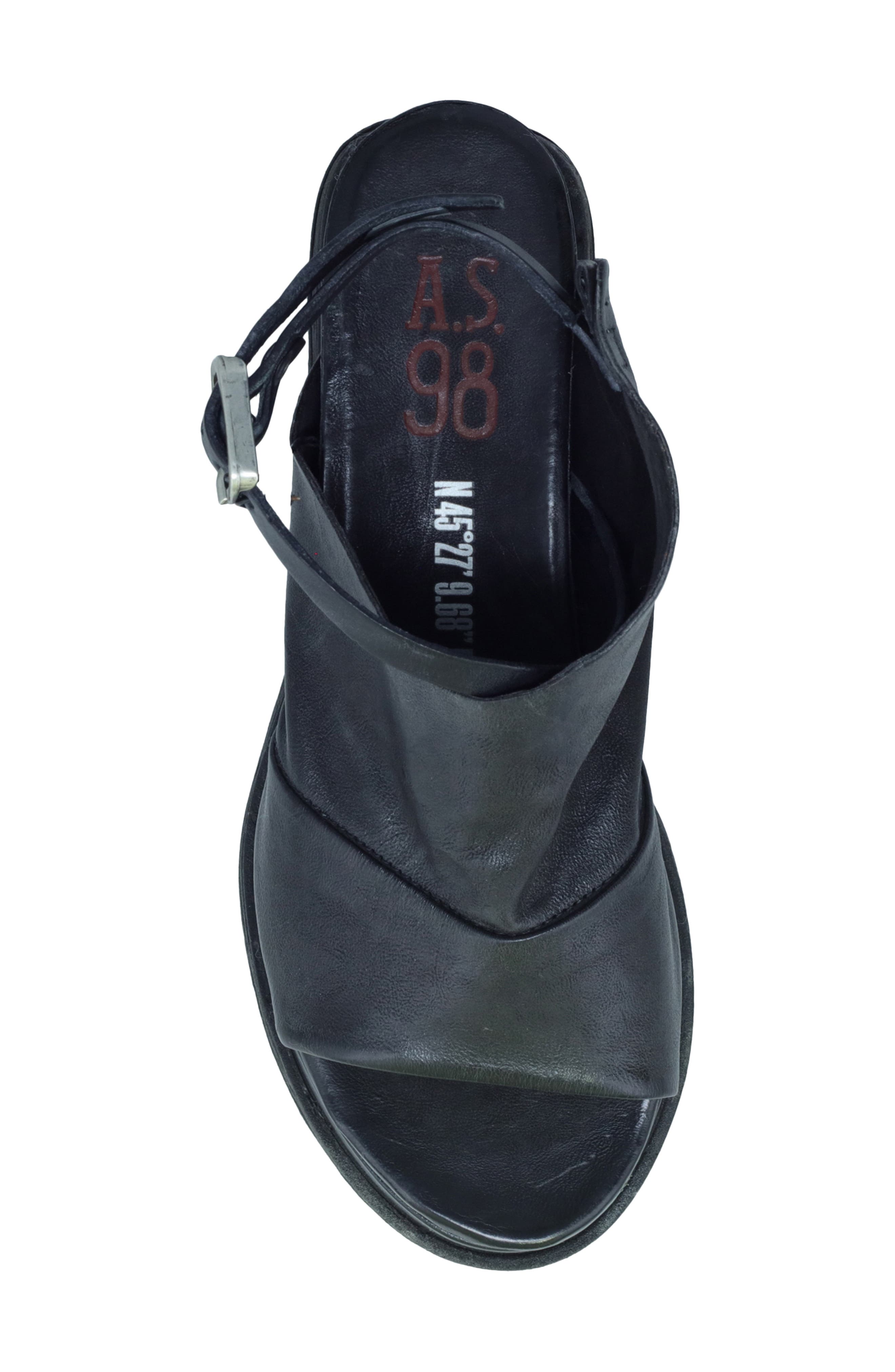 A.S.98 Lira Asymmetric Platform Sandal, Alternate, color, 