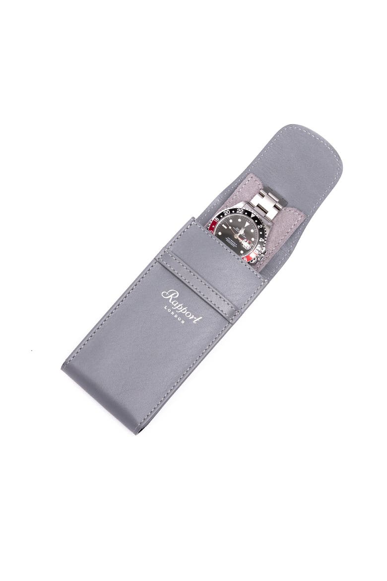 HYDE PARK WATCH POUCH, Alternate, color, Grey