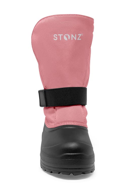 Stonz Kids' Trek Snow Boot In Dusty Rose