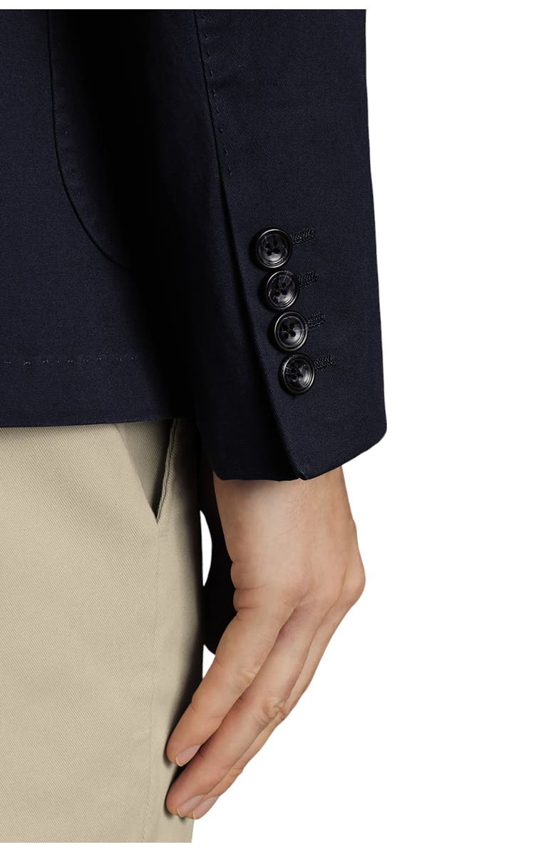 Charles Tyrwhitt Cotton Stretch Slim Fit Jacket, Alternate, color, Navy