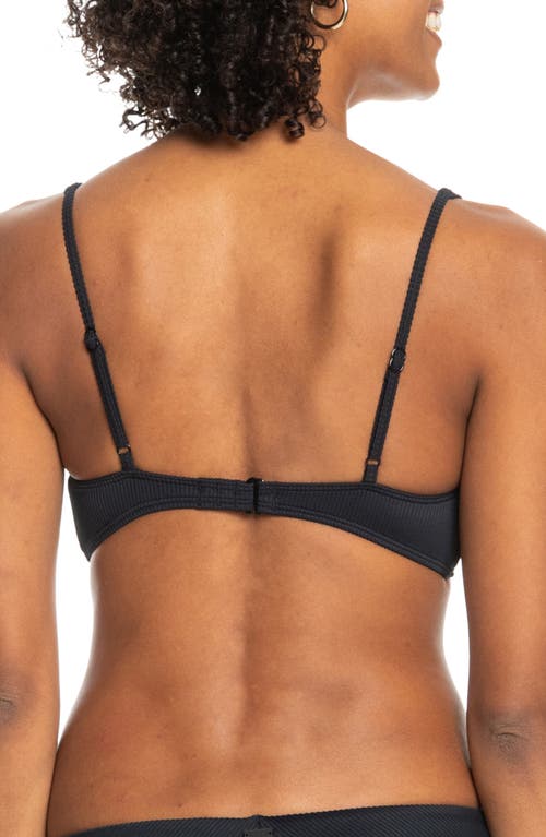 Shop Roxy Love The Oceana Ribbed Bikini Top