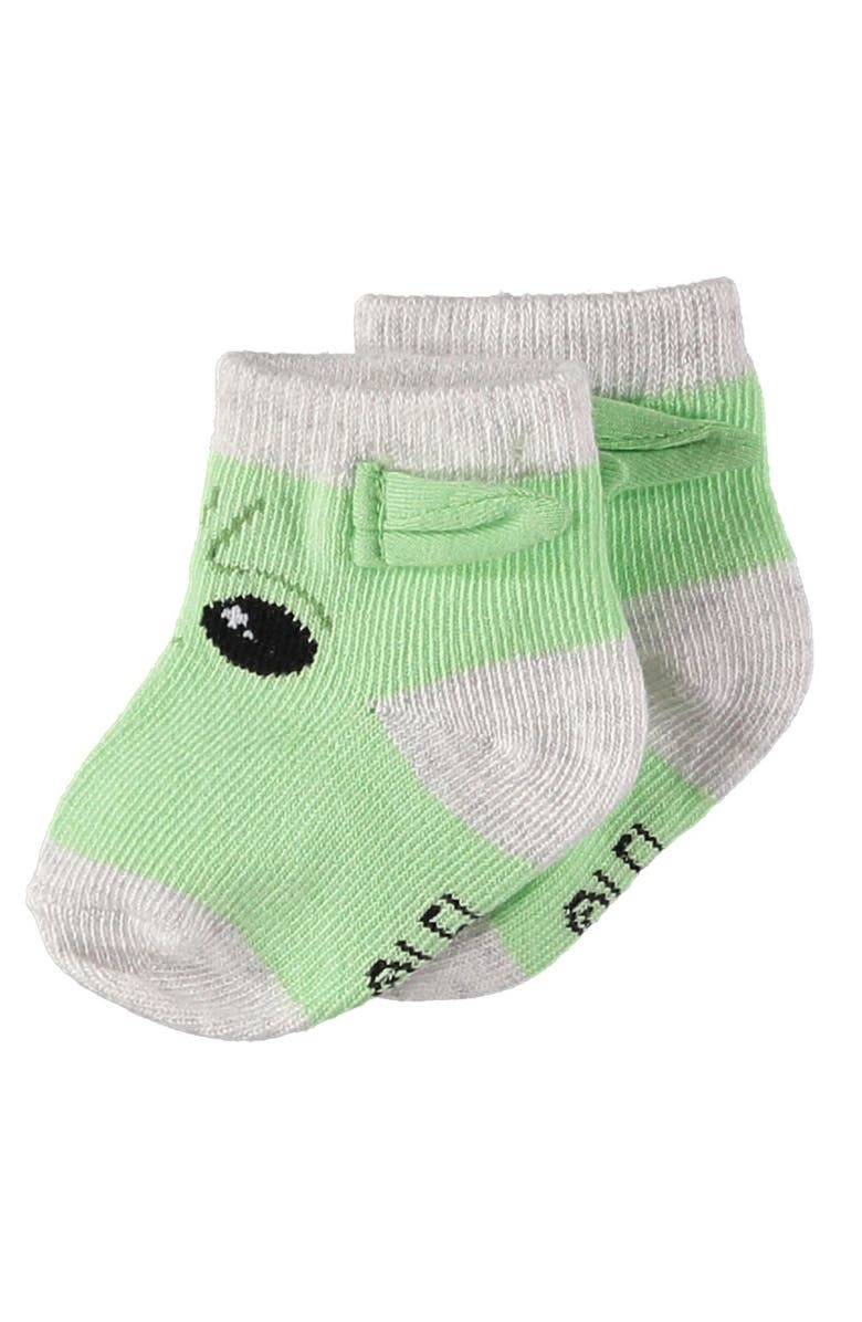 Happy Threads Baby Yoda Booties - Pack of 3, Alternate, color, 
