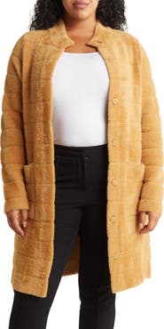 BY DESIGN Colette Faux Fur Coat