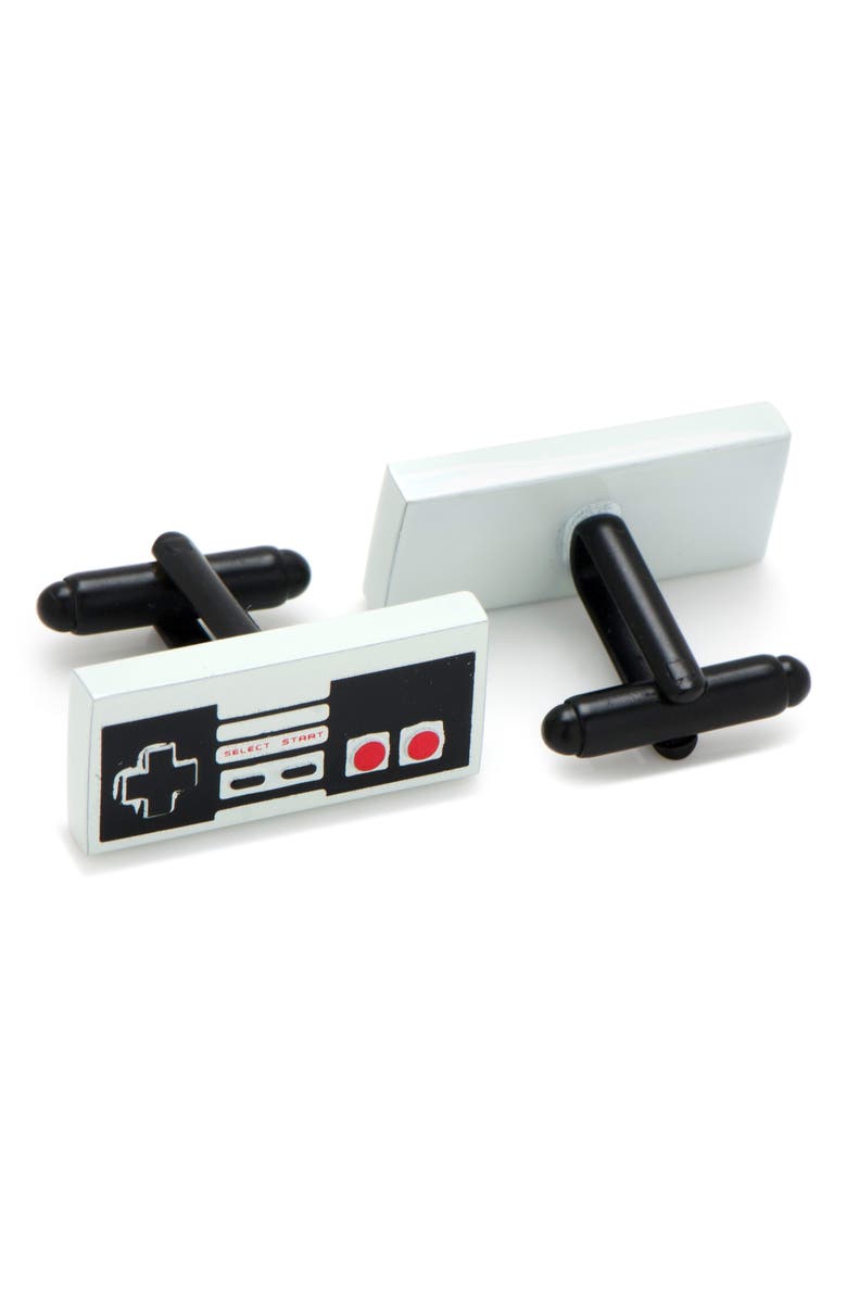 Cufflinks, Inc. 3D Vintage Game Cuff Links, Alternate, color, Grey/ Black
