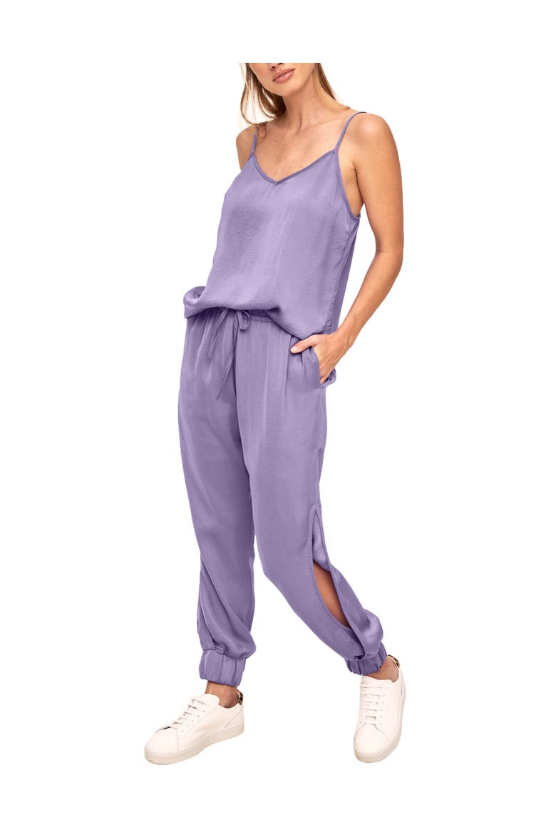 Bethany Tank & Jogger Loungewear Set, Main, color, Dark purple