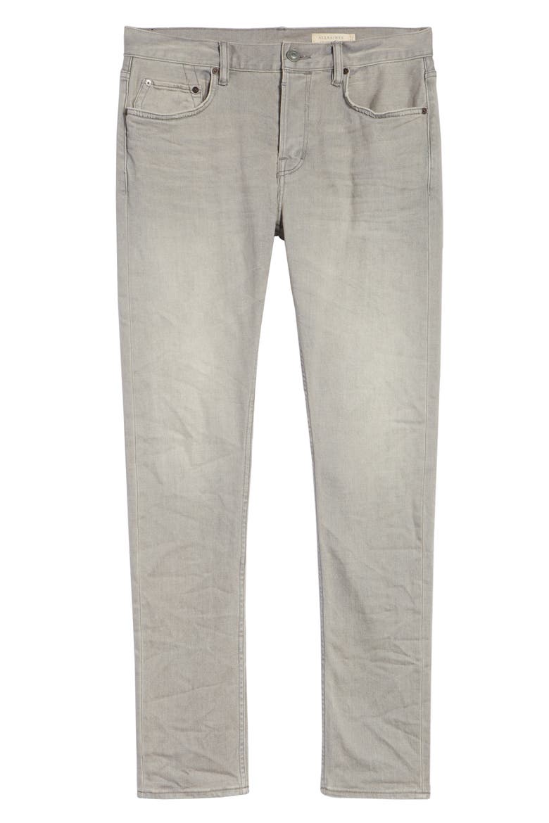 Raveline Cigarette Skinny Fit Jeans, Alternate, color, GREY