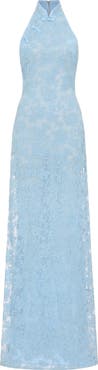SAU LEE Gillian Lace Sleeveless Gown