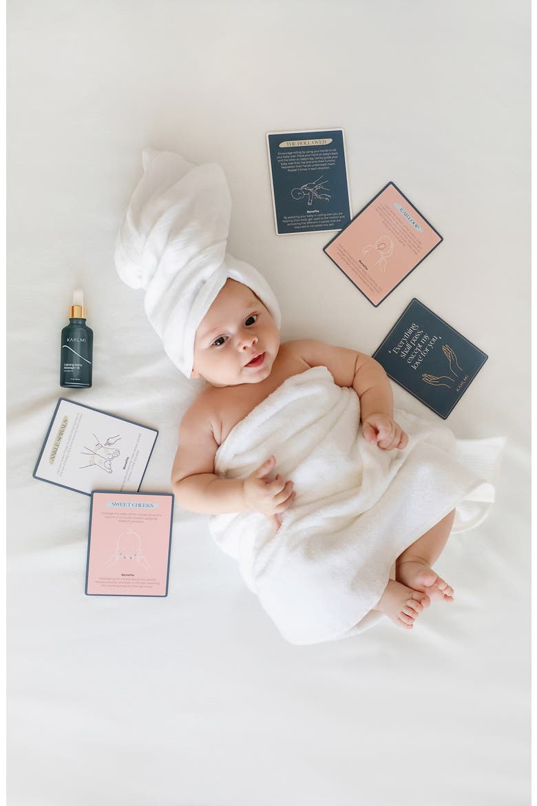 Baby Massage Cards, Alternate, color, BLUE