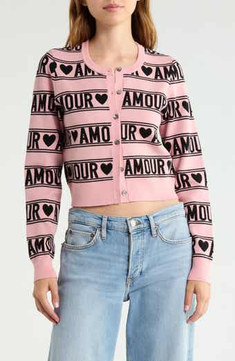Amour Striped Cardigan