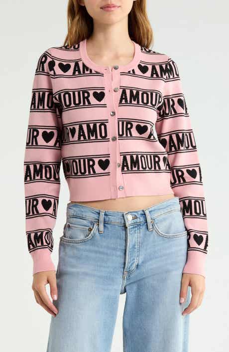 Amour Striped Cardigan