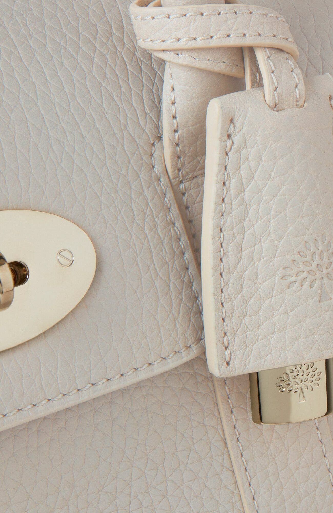 Mulberry Small Bayswater Satchel, Alternate, color, Chalk