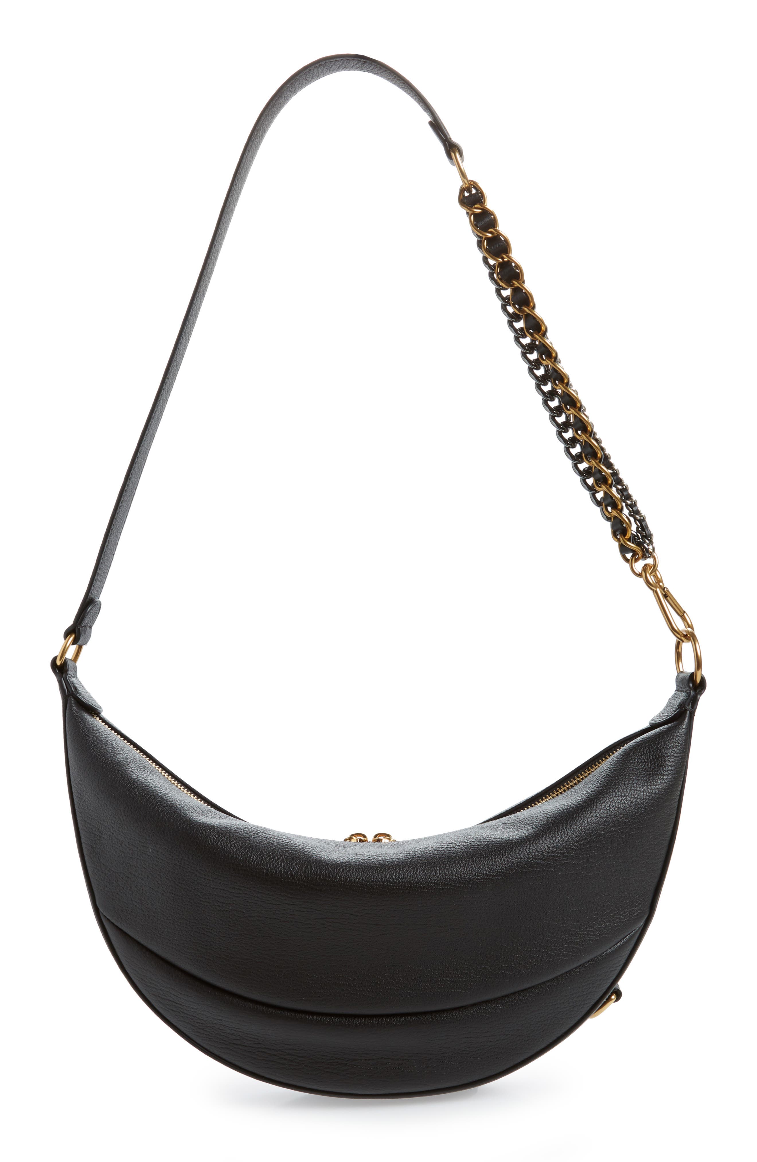 Marc Jacobs The Marc Jacobs The Eclipse Leather Shoulder Bag, Alternate, color, 