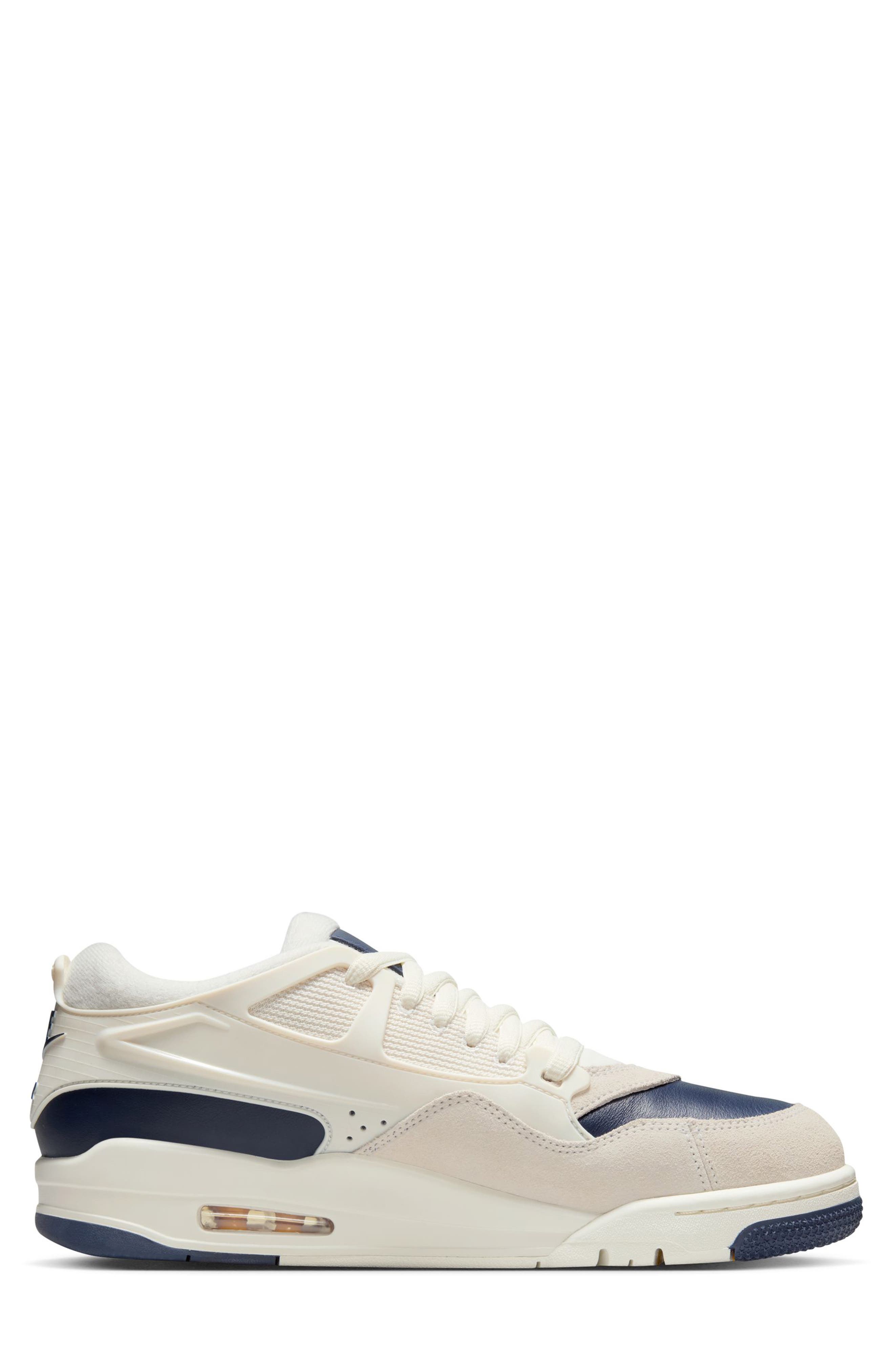 Jordan Air Jordan 4 RM Sneaker, Alternate, color, Sail/ Midnight Navy