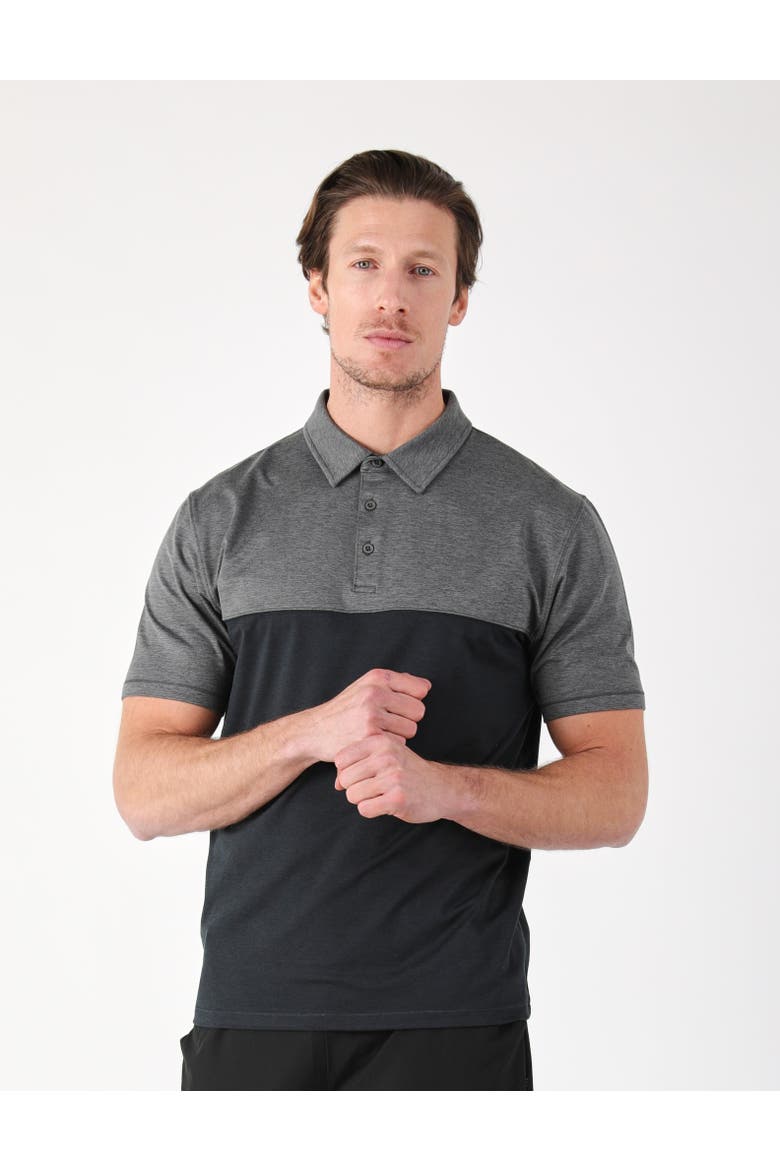 Halfway Polo, Main, color, Black/Carbon