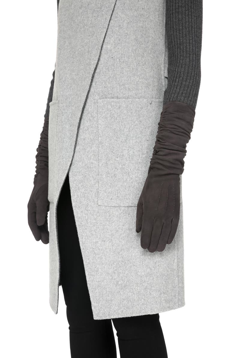 Soia & Kyo Long Suede Gloves, Main, color, 