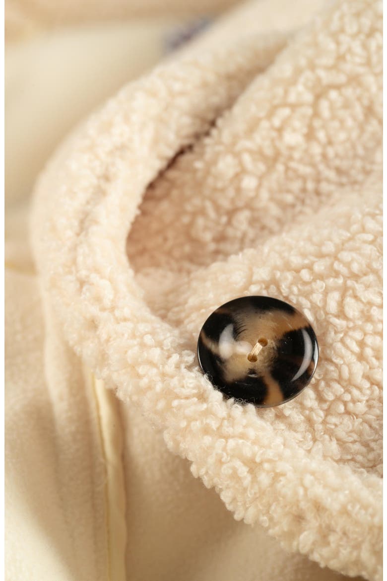 Leonie Fleece Maternity/Nursing Coat, Alternate, color, SAND