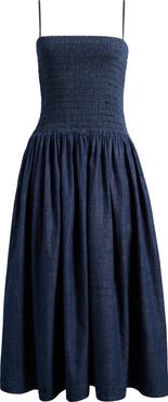 Madewell Smocked Midi Sundress