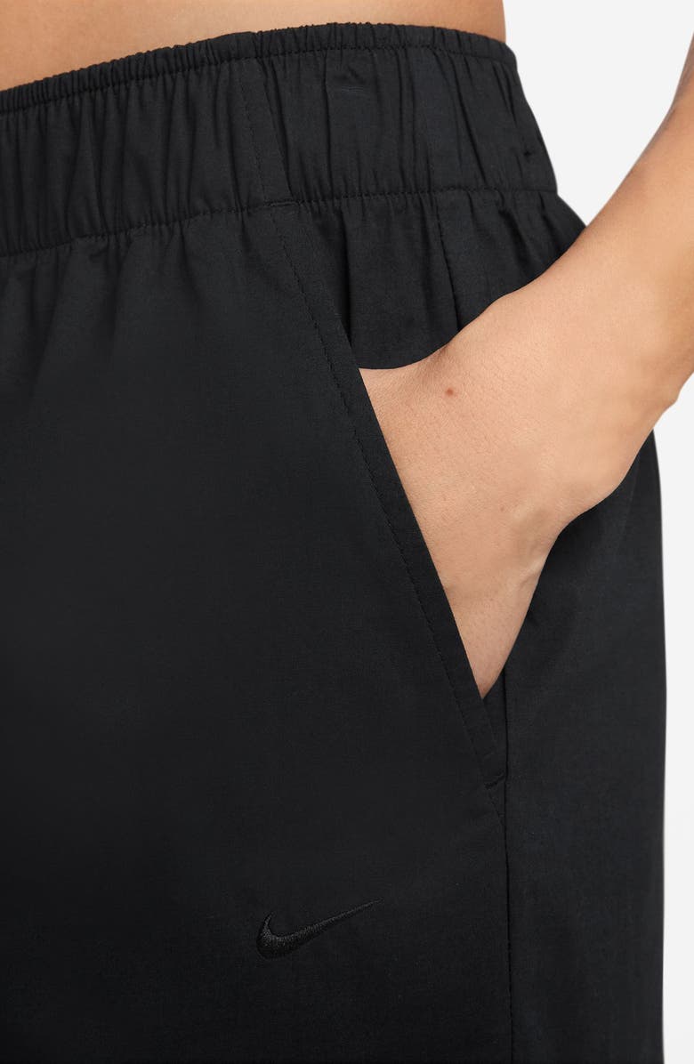 Nike Sportswear Chill High Waist Poplin Pants, Alternate, color, Black/ Black