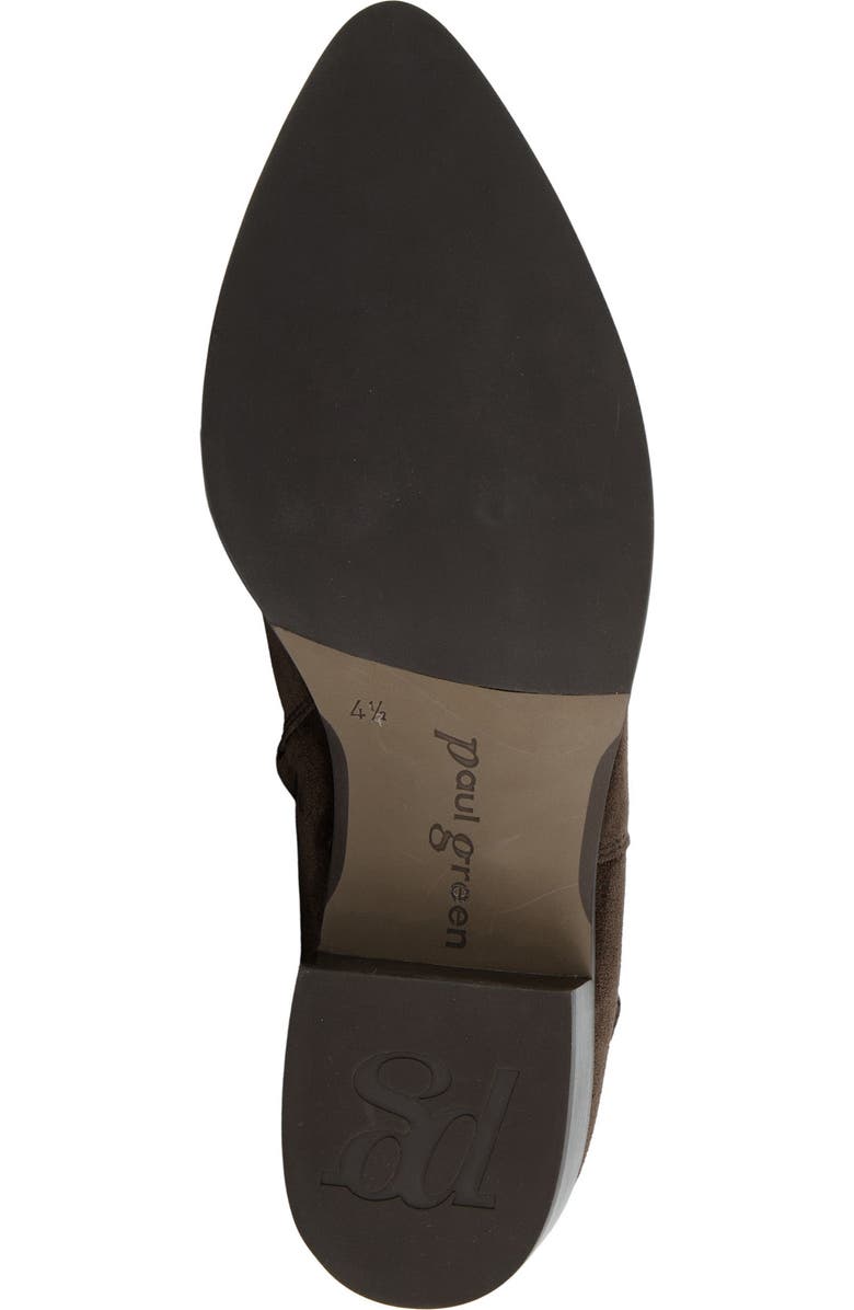 Paul Green Celina Pointed Toe Bootie, Alternate, color, Mocca Soft Suede