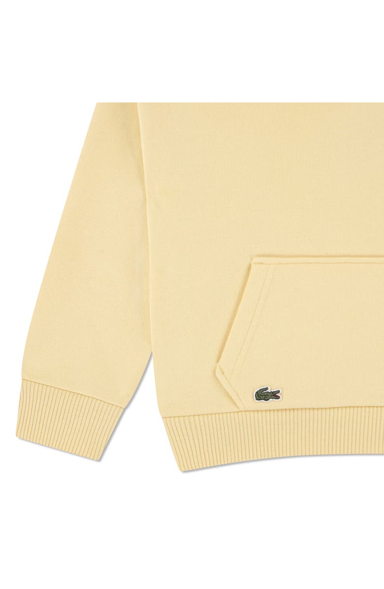 Lacoste Kids' Logo Hoodie, Alternate, color, Sesame