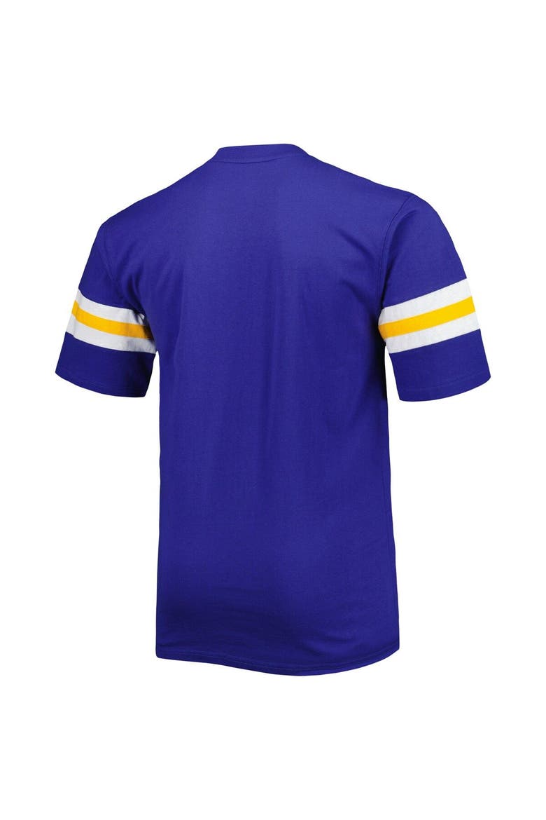 Men's Royal Los Angeles Rams Big & Tall Arm Stripe T-Shirt, Alternate, color, Royal