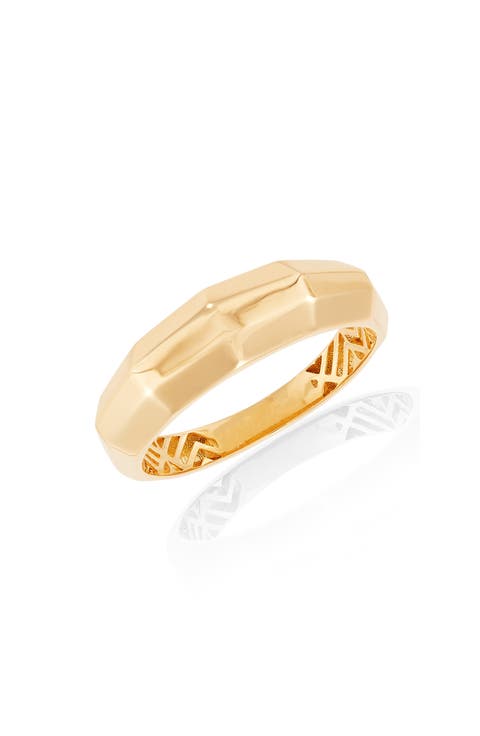 Faceted Band Ring