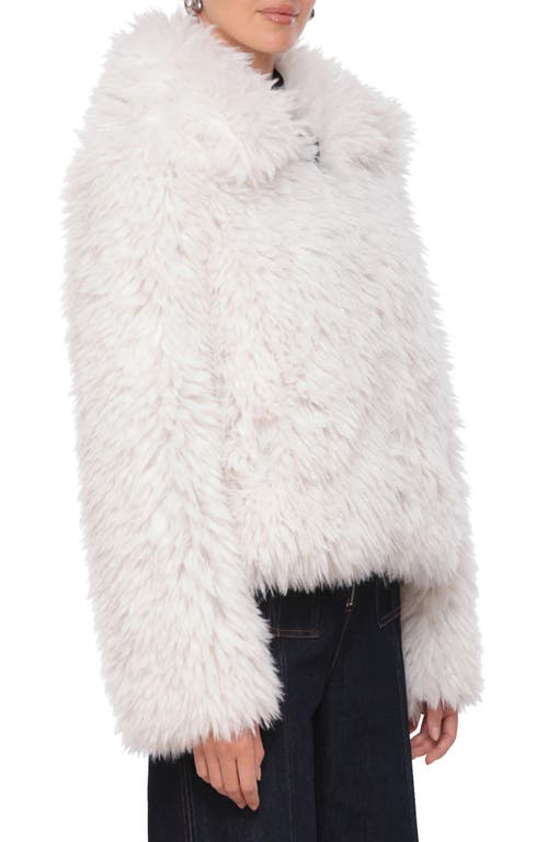 AVEC LES FILLES AVEC LES FILLES PLUSH FAUX FUR ZIP JACKET 