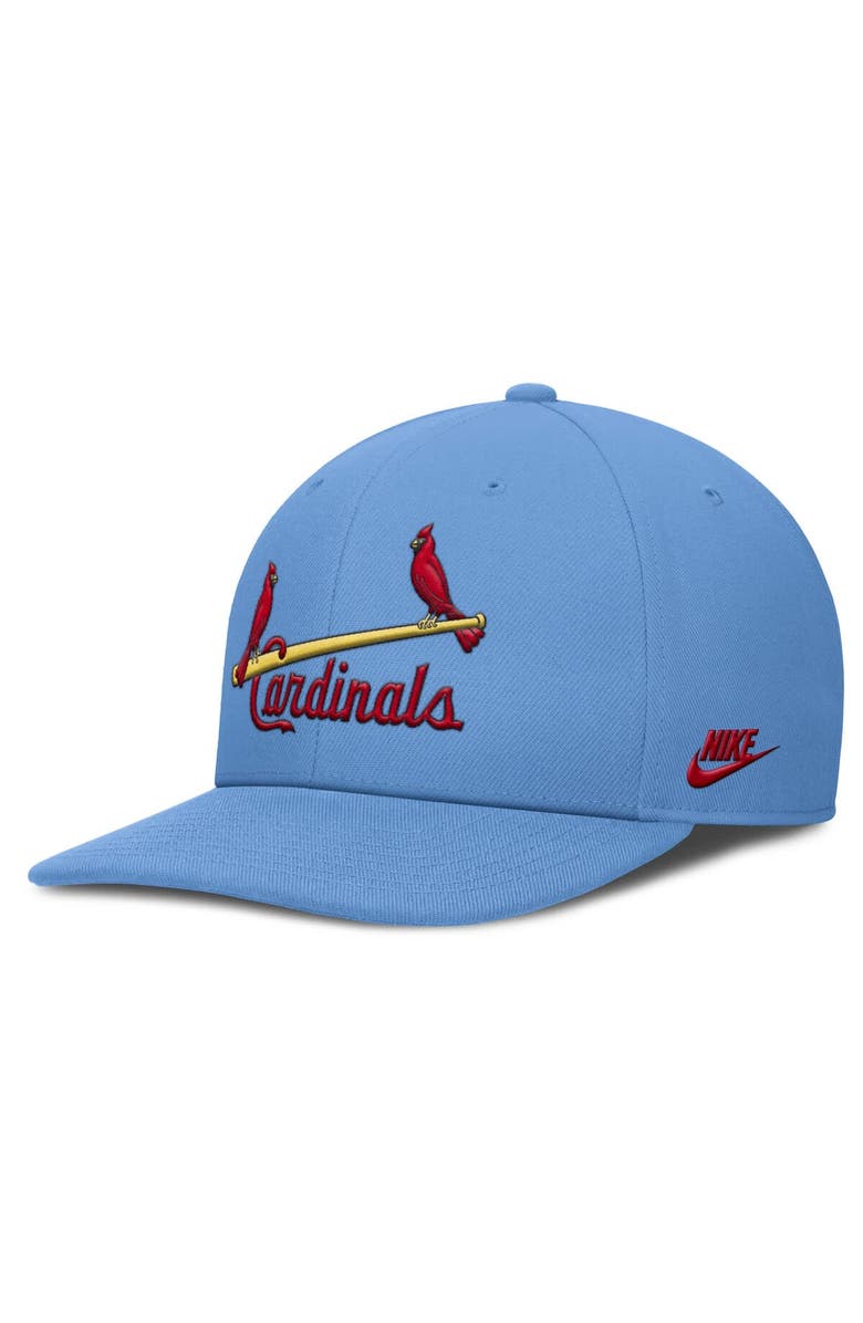 Nike Men's Nike Light Blue St. Louis Cardinals Pro Performance Snapback Hat, Alternate, color, 