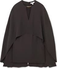Reiss Cassidy Long Sleeve Cape Minidress