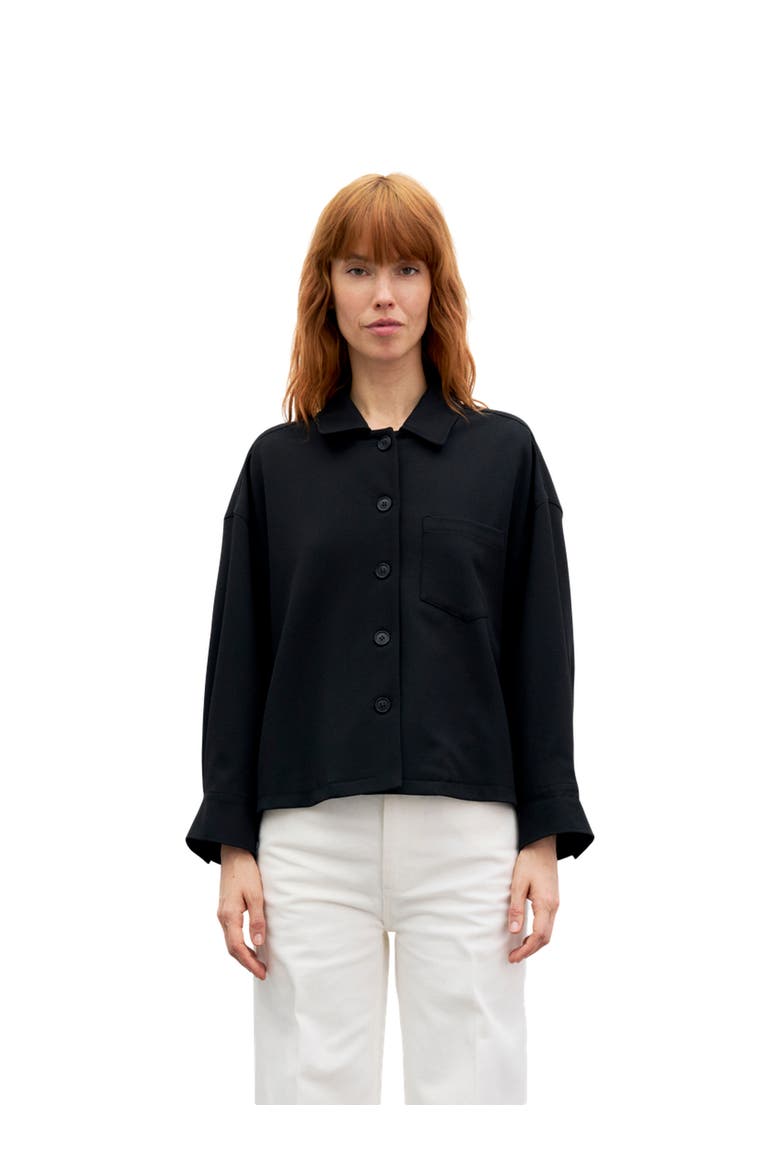 Junia Oversized Jacket, Main, color, Black