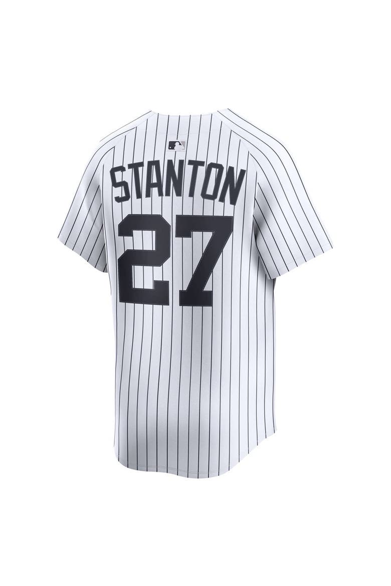 Men's Nike Giancarlo Stanton White New York Yankees Home Limited Player Jersey, Alternate, color, White