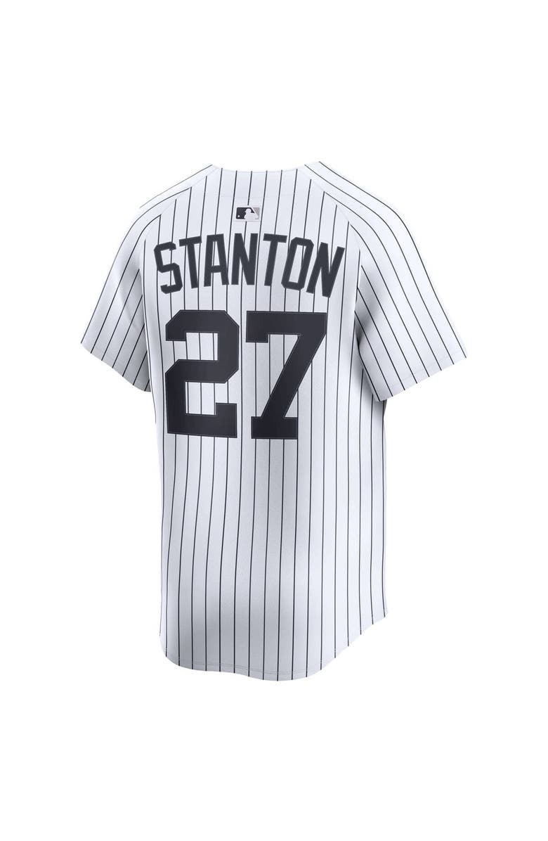 Nike Men's Nike Giancarlo Stanton White New York Yankees Home Limited Player Jersey, Alternate, color, 