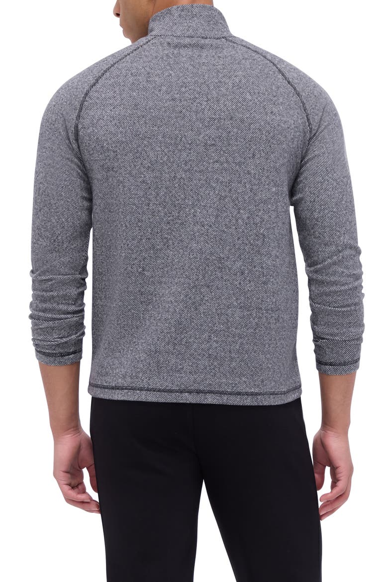 Quarter Zip Pullover, Alternate, color, BLACK