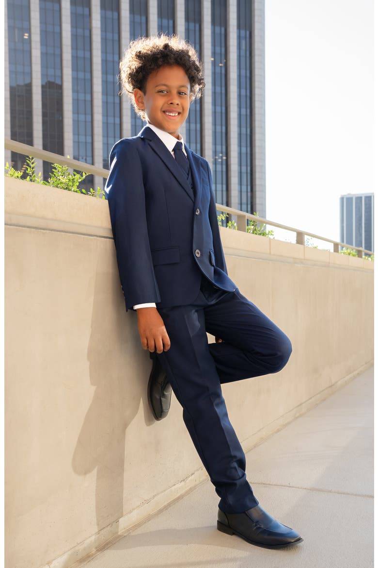 Kids' Knox 5-Piece Suit Set, Alternate, color, NAVY