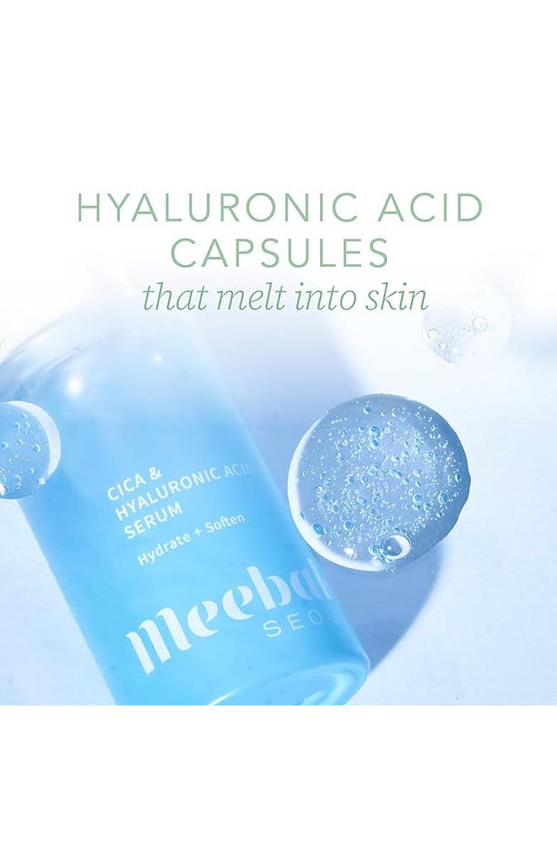 Meebak Cica and Hyaluronic Acid Serum 1.01oz, Alternate, color, NO COLOR