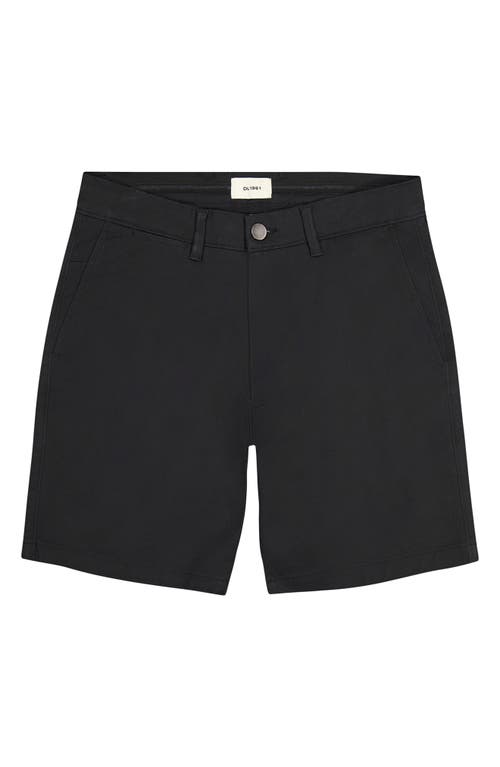 Dl1961 Jake Dynamic Chino Shorts In Black Onyx