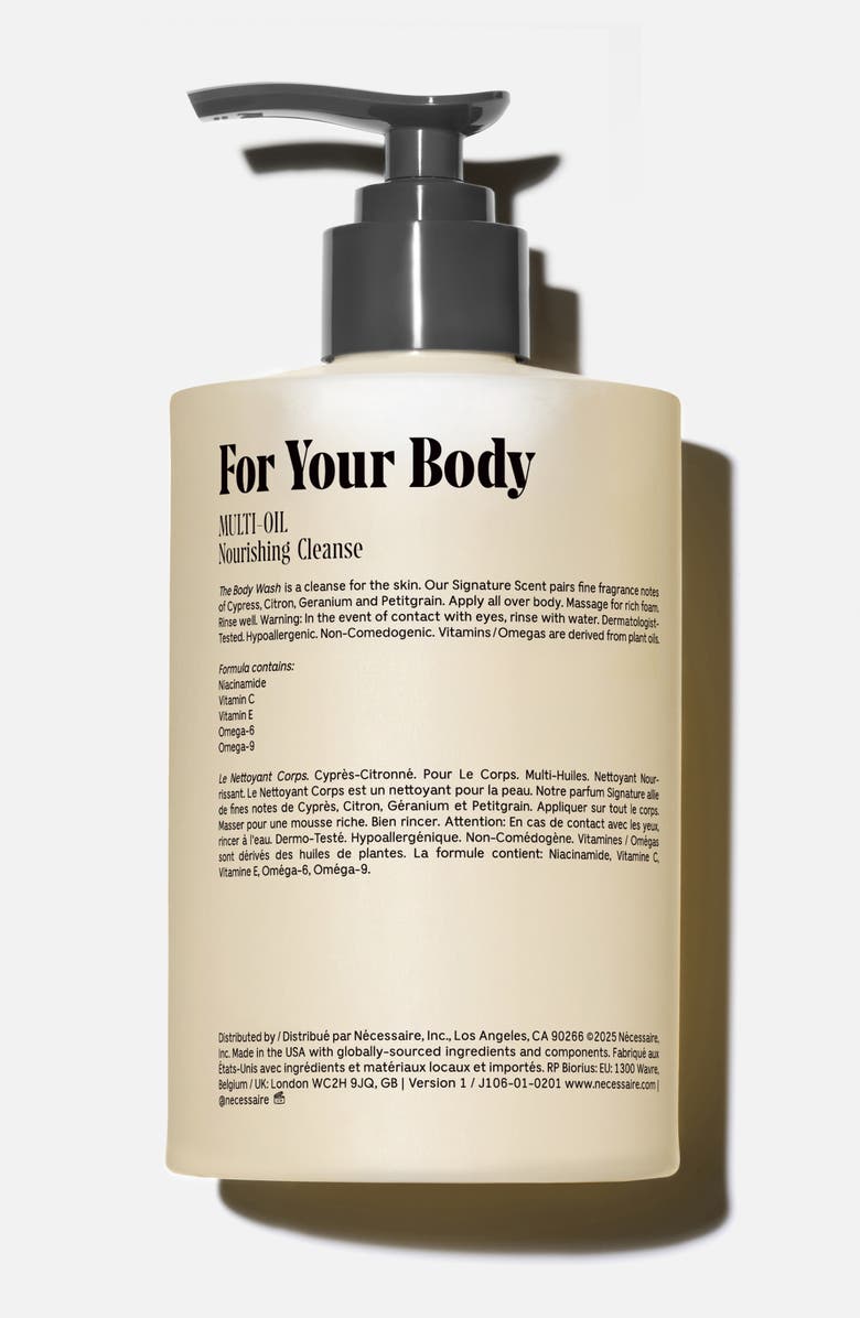 Nécessaire The Body Wash in Cypress-Citron, Alternate, color, 