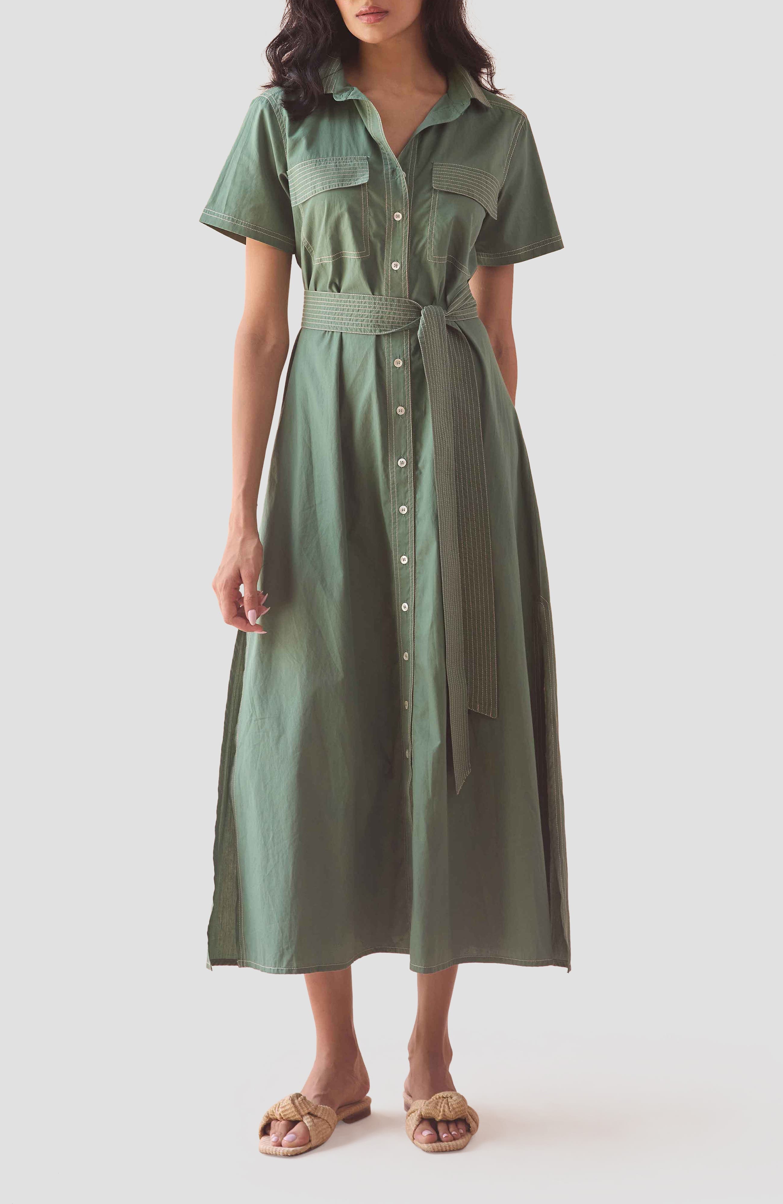 ワンピース WIRROW CUPRA COTTON SHIRTS DRESS Cotton Amira Shirt Dress (Women) | Nordstrom